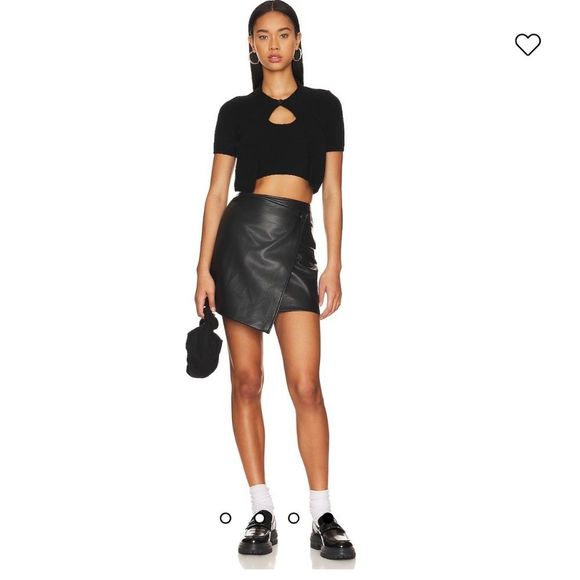 - New Blank NYC Opening Act Faux Leather skirt - Picture 2 of 5